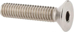 Value Collection - 5/16-18 UNC Hex Socket Drive, 82° Flat Screw - Grade 18-8 Stainless Steel, 1-1/2" OAL - Americas Industrial Supply