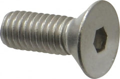 Value Collection - 3/8-16 UNC Hex Socket Drive, 82° Flat Screw - Grade 18-8 Stainless Steel, 1" OAL - Americas Industrial Supply