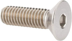 Value Collection - 3/8-16 UNC Hex Socket Drive, 82° Flat Screw - Grade 18-8 Stainless Steel, 1-1/4" OAL - Americas Industrial Supply
