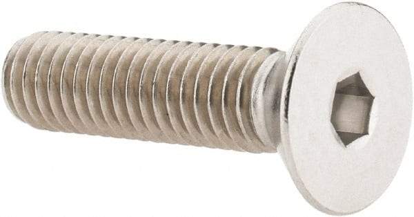 Value Collection - 3/8-16 UNC Hex Socket Drive, 82° Flat Screw - Grade 18-8 Stainless Steel, 1-1/2" OAL - Americas Industrial Supply