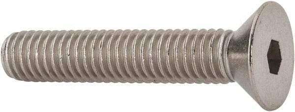 Value Collection - 3/8-16 UNC Hex Socket Drive, 82° Flat Screw - Grade 18-8 Stainless Steel, 2" OAL - Americas Industrial Supply