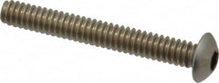 Value Collection - #10-24 UNC Hex Socket Drive, Button Screw - Grade 18-8 Stainless Steel, 1-1/2" Length Under Head - Americas Industrial Supply