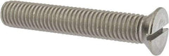 Value Collection - 1/2-13 UNC, 3" OAL Slotted Drive Machine Screw - Flat Head, Grade 18-8 Stainless Steel, Uncoated, Without Washer - Americas Industrial Supply