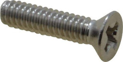 Value Collection - #2-56 UNC, 3/8" OAL Phillips Drive Machine Screw - Flat Head, Grade 18-8 Stainless Steel, Uncoated, Without Washer - Americas Industrial Supply