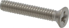 Value Collection - #2-56 UNC, 1/2" OAL Phillips Drive Machine Screw - Flat Head, Grade 18-8 Stainless Steel, Uncoated, Without Washer - Americas Industrial Supply