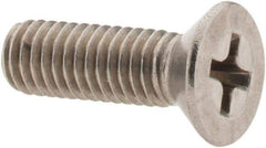Value Collection - #10-32 UNF, 5/8" OAL Phillips Drive Machine Screw - Flat Head, Grade 18-8 Stainless Steel, Uncoated, Without Washer - Americas Industrial Supply