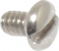 Value Collection - #2-56 UNC, 1/8" Length Under Head Slotted Drive Machine Screw - Pan Head, Grade 18-8 Stainless Steel, Uncoated, Without Washer - Americas Industrial Supply