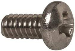 Value Collection - #2-56 UNC, 3/16" Length Under Head Phillips Drive Machine Screw - Pan Head, Grade 18-8 Stainless Steel, Uncoated, Without Washer - Americas Industrial Supply