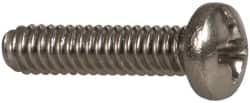 Value Collection - #2-56 UNC, 3/8" Length Under Head Phillips Drive Machine Screw - Pan Head, Grade 18-8 Stainless Steel, Uncoated, Without Washer - Americas Industrial Supply