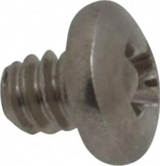 Value Collection - #4-40 UNC, 1/8" Length Under Head Phillips Drive Machine Screw - Pan Head, Grade 18-8 Stainless Steel, Uncoated, Without Washer - Americas Industrial Supply