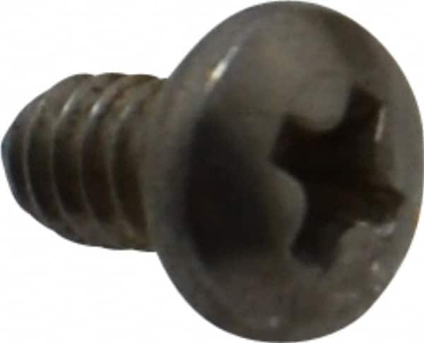 Value Collection - #4-40 UNC, 3/16" Length Under Head Phillips Drive Machine Screw - Pan Head, Grade 18-8 Stainless Steel, Uncoated, Without Washer - Americas Industrial Supply