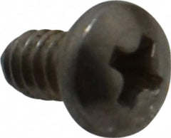 Value Collection - #4-40 UNC, 3/16" Length Under Head Phillips Drive Machine Screw - Pan Head, Grade 18-8 Stainless Steel, Uncoated, Without Washer - Americas Industrial Supply