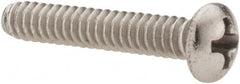 Value Collection - #6-32 UNC, 3/4" Length Under Head Phillips Drive Machine Screw - Pan Head, Grade 18-8 Stainless Steel, Uncoated, Without Washer - Americas Industrial Supply