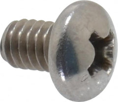 Value Collection - #8-32 UNC, 1/4" Length Under Head Phillips Drive Machine Screw - Pan Head, Grade 18-8 Stainless Steel, Uncoated, Without Washer - Americas Industrial Supply