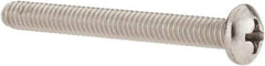 Value Collection - #8-32 UNC, 1-1/2" Length Under Head Phillips Drive Machine Screw - Pan Head, Grade 18-8 Stainless Steel, Uncoated, Without Washer - Americas Industrial Supply