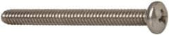 Value Collection - #10-24 UNC, 2" Length Under Head Phillips Drive Machine Screw - Pan Head, Grade 18-8 Stainless Steel, Uncoated, Without Washer - Americas Industrial Supply