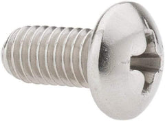 Value Collection - #10-32 UNF, 3/8" Length Under Head Phillips Drive Machine Screw - Pan Head, Grade 18-8 Stainless Steel, Uncoated, Without Washer - Americas Industrial Supply