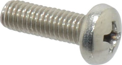 Value Collection - #10-32 UNF, 5/8" Length Under Head Phillips Drive Machine Screw - Pan Head, Grade 18-8 Stainless Steel, Uncoated, Without Washer - Americas Industrial Supply