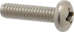 Value Collection - 1/4-20 UNC, 1" Length Under Head Phillips Drive Machine Screw - Pan Head, Grade 18-8 Stainless Steel, Uncoated, Without Washer - Americas Industrial Supply
