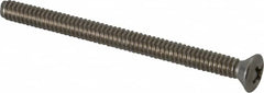 Value Collection - #10-24 UNC, 2-1/2" OAL Phillips Drive Machine Screw - Oval Head, Grade 18-8 Stainless Steel, Uncoated, Without Washer - Americas Industrial Supply