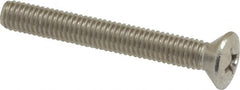Value Collection - #10-32 UNF, 1-1/2" OAL Phillips Drive Machine Screw - Oval Head, Grade 18-8 Stainless Steel, Uncoated, Without Washer - Americas Industrial Supply
