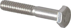 Value Collection - 1/4-20 UNC, 1-1/2" Length Under Head Hex Head Cap Screw - Grade 316 Stainless Steel, 7/16" Hex - Americas Industrial Supply