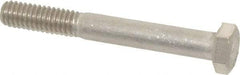 Value Collection - 5/16-18 UNC, 2-1/2" Length Under Head Hex Head Cap Screw - Grade 316 Stainless Steel, 1/2" Hex - Americas Industrial Supply