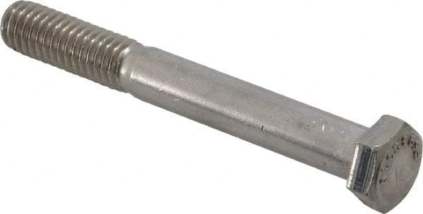 Value Collection - 3/8-16 UNC, 3" Length Under Head Hex Head Cap Screw - Grade 316 Stainless Steel, 9/16" Hex - Americas Industrial Supply