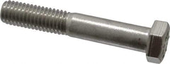 Value Collection - 1/2-13 UNC, 3" Length Under Head Hex Head Cap Screw - Grade 316 Stainless Steel, 3/4" Hex - Americas Industrial Supply