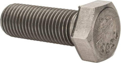 Value Collection - 3/8-24 UNF, 1" Length Under Head Hex Head Cap Screw - Grade 18-8 Stainless Steel, 9/16" Hex - Americas Industrial Supply