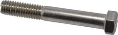 Value Collection - 7/16-14 UNC, 3" Length Under Head Hex Head Cap Screw - Grade 18-8 Stainless Steel, 5/8" Hex - Americas Industrial Supply