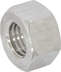 Value Collection - 3/4-10 UNC Stainless Steel Right Hand Heavy Hex Nut - 1-1/4" Across Flats, 47/64" High, Uncoated - Americas Industrial Supply