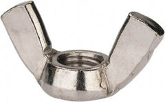 Value Collection - 1/2-13 UNC, Stainless Steel Standard Wing Nut - Grade 18-8, 1.94" Wing Span, 1" Wing Span - Americas Industrial Supply