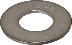 Value Collection - 3/4" Screw, Grade 316 Stainless Steel Standard Flat Washer - 13/16" ID x 2" OD, 0.148" Thick - Americas Industrial Supply