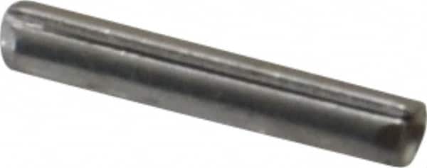 Made in USA - 1/16" Diam x 3/8" Long Slotted Spring Pin - Grade 420 Stainless Steel, Bright Finish - Americas Industrial Supply