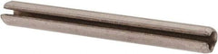 Made in USA - 5/64" Diam x 3/4" Long Slotted Spring Pin - Grade 420 Stainless Steel, Bright Finish - Americas Industrial Supply
