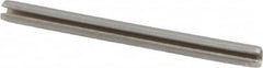 Value Collection - 5/64" Diam x 1" Long Slotted Spring Pin - Grade 420 Stainless Steel, Bright Finish - Americas Industrial Supply