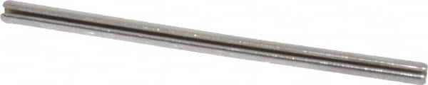 Value Collection - 5/64" Diam x 1-1/2" Long Slotted Spring Pin - Grade 420 Stainless Steel, Bright Finish - Americas Industrial Supply