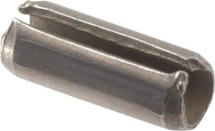 Value Collection - 3/32" Diam x 1/4" Long Slotted Spring Pin - Grade 420 Stainless Steel, Bright Finish - Americas Industrial Supply