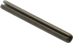 Made in USA - 3/32" Diam x 7/8" Long Slotted Spring Pin - Grade 420 Stainless Steel, Bright Finish - Americas Industrial Supply