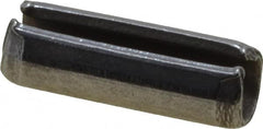 Made in USA - 1/8" Diam x 3/8" Long Slotted Spring Pin - Grade 420 Stainless Steel, Bright Finish - Americas Industrial Supply