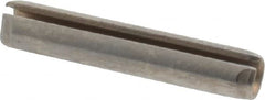 Made in USA - 1/8" Diam x 11/16" Long Slotted Spring Pin - Grade 420 Stainless Steel, Bright Finish - Americas Industrial Supply