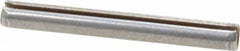 Made in USA - 1/8" Diam x 1-1/8" Long Slotted Spring Pin - Grade 420 Stainless Steel, Bright Finish - Americas Industrial Supply