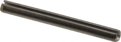 Made in USA - 1/8" Diam x 1-1/4" Long Slotted Spring Pin - Grade 420 Stainless Steel, Bright Finish - Americas Industrial Supply