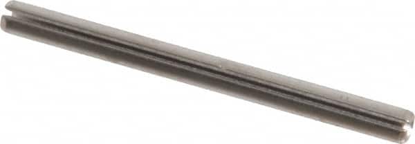 Made in USA - 5/32" Diam x 2" Long Slotted Spring Pin - Grade 420 Stainless Steel, Bright Finish - Americas Industrial Supply