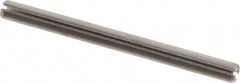 Made in USA - 5/32" Diam x 2" Long Slotted Spring Pin - Grade 420 Stainless Steel, Bright Finish - Americas Industrial Supply