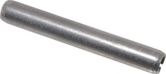 Made in USA - 3/16" Diam x 1-3/8" Long Slotted Spring Pin - Grade 420 Stainless Steel, Bright Finish - Americas Industrial Supply