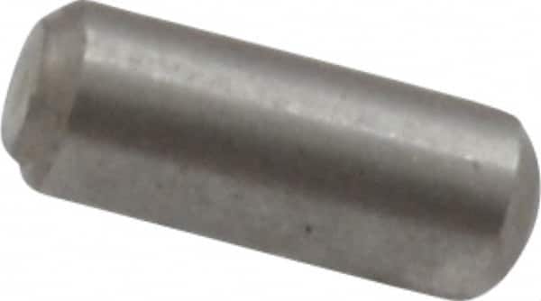 Value Collection - 3/32" Diam x 1/4" Pin Length 18-8 Stainless Steel Standard Dowel Pin - Bright Finish - Americas Industrial Supply