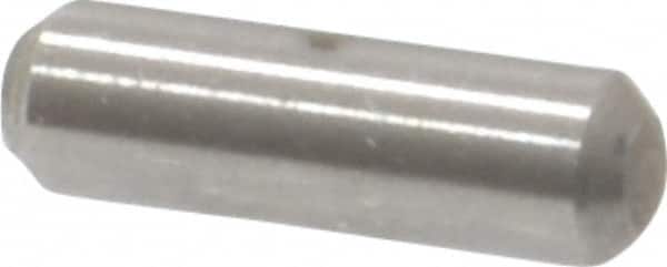 Value Collection - 3/32" Diam x 5/16" Pin Length 18-8 Stainless Steel Standard Dowel Pin - Bright Finish - Americas Industrial Supply