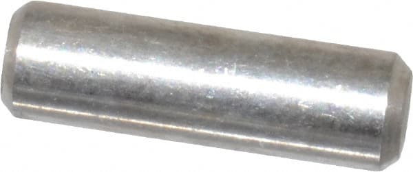 Value Collection - 3/16" Diam x 5/8" Pin Length 18-8 Stainless Steel Standard Dowel Pin - Bright Finish - Americas Industrial Supply